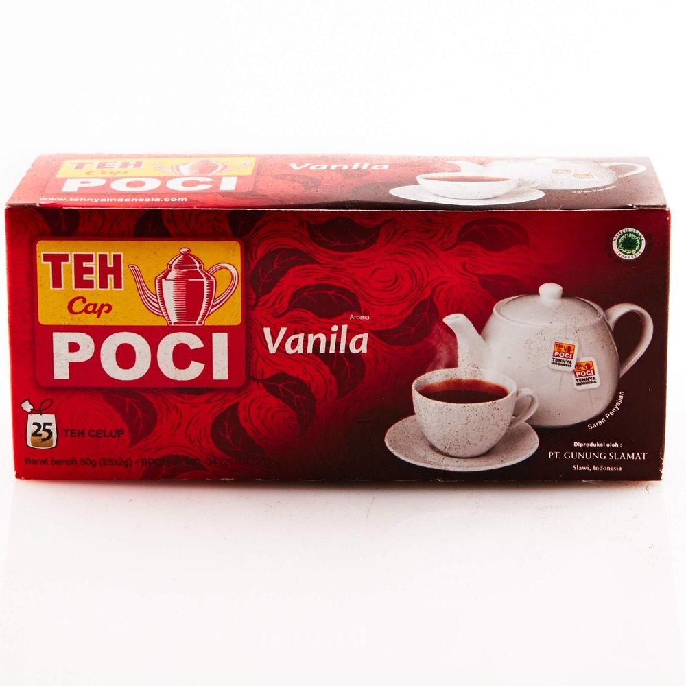 

Teh Poci Poci Vanila Dapat 2 Pack / Teh Celup / Teh Asli / Teh Hitam / Teh Cap Poci Aroma Vanila