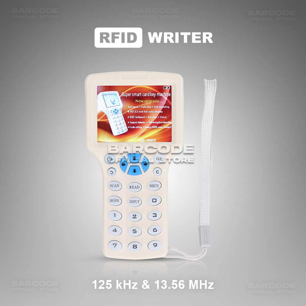 

RFID Duplicator 125 kHz & 13.56 MHz Writer T5577 EM4305 Kloning Duplikat Kartu Akses Absensi