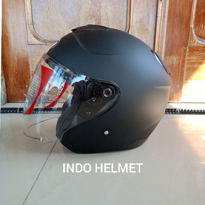 HELM KYT KYOTO BLACK DOFT ORIGINAL KYT KYOTO