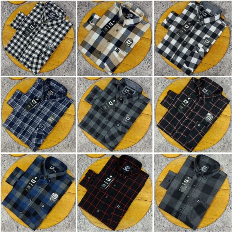 HEM KEMEJA FLANEL LENGAN PANJANG DELTON.INC AIF MATICK ONFOUNFER