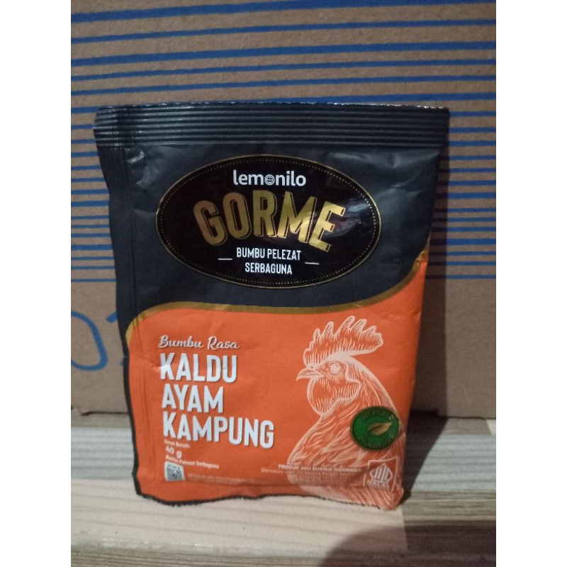 

Bumbu Gorme Kaldu Ayam Kampung Lemonilo 40gr