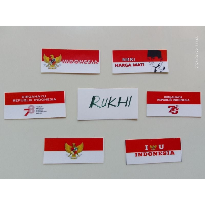 

stiker pipi kemerdekaan RI