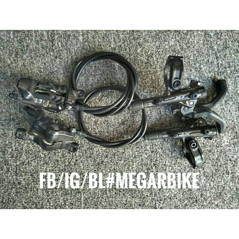 brake set brakeset deore xt m8000 xt m8120 japan 4 piston no slx