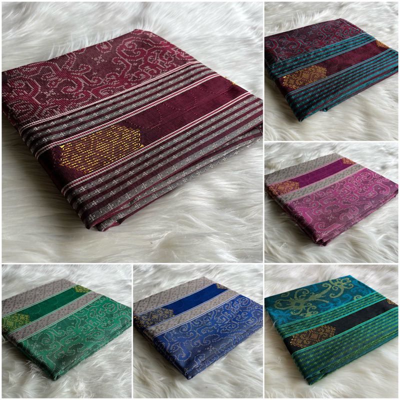 kain tenun sulam songket baron 3D premium kalimantan timur