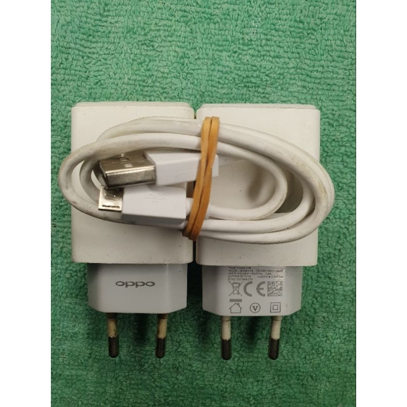 charger original cabutan hp oppo 1A besar A3S A1K dll (kabel micro usb)