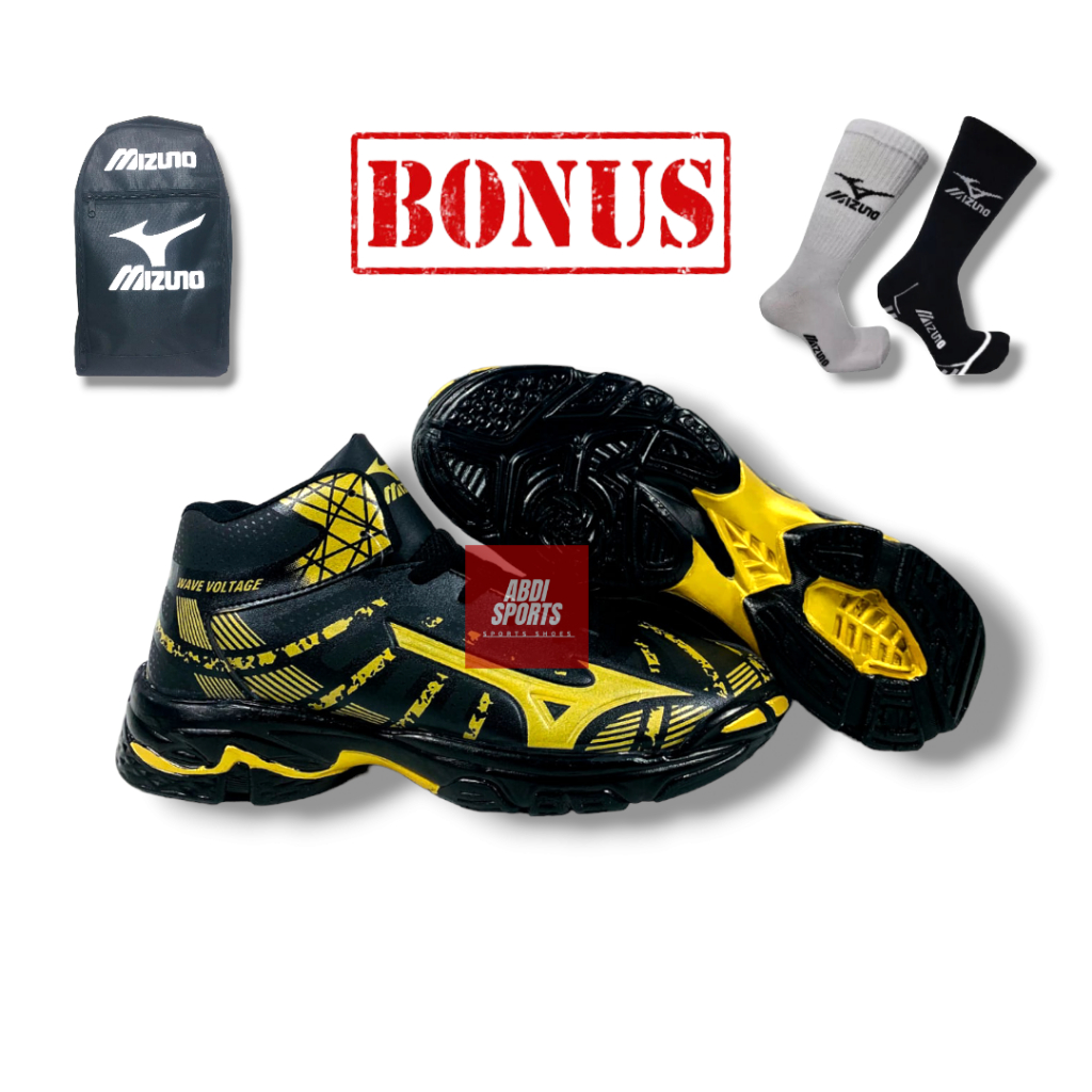 Sepatu Volly Wave Voltage Murah / Sepatu Volly Mizuno Wave Voltage Profesional