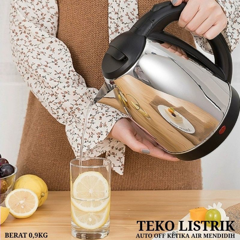 Teko listrik kettle buat kopi susu pemanas air