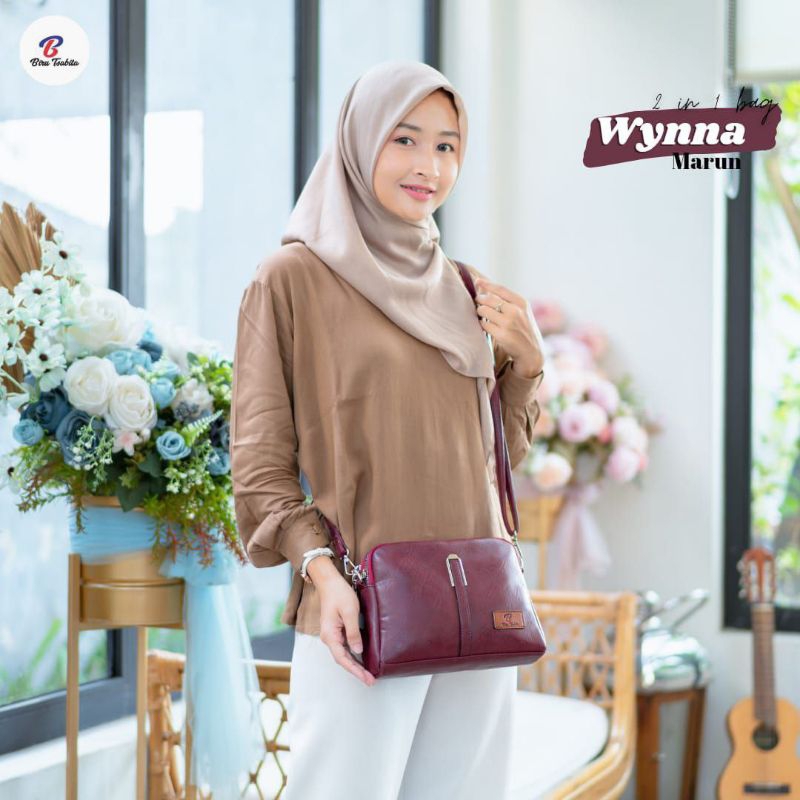 Tas Biru Tsabita Selempang