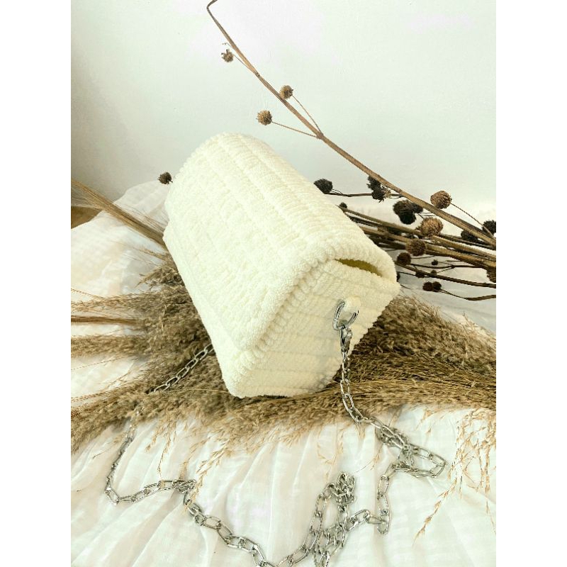 ADORABLE CANVAS KNITTING BAG