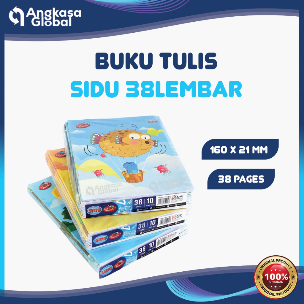 

BUKU TULIS SIDU 38 LEMBAR (1Pack/10Buku)
