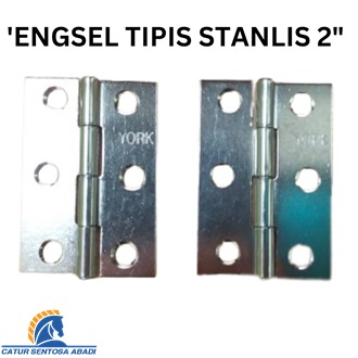 Engsel Kupu Mini Kecil 2" STAINLESS Pintu Lemari Kayu Kotak Box Peti CSA