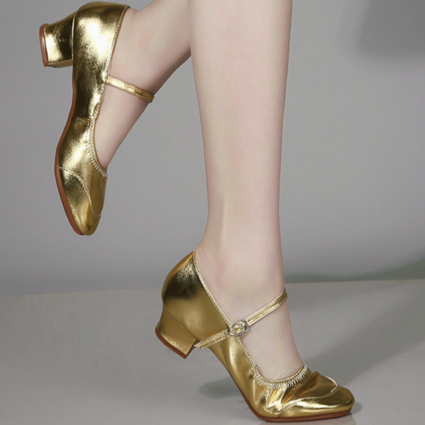 Sepatu hak 4cm Sepatu dance wanita Sepatu Wanita sepatu dans Sepatu Heel wanita Sepatu Dansa Latin