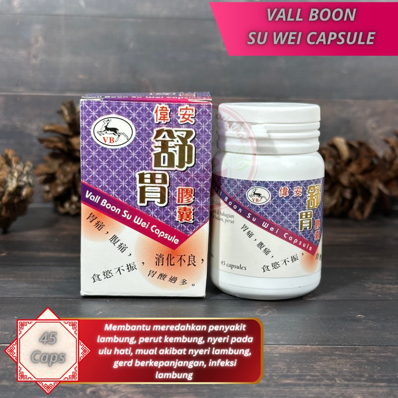 DyaL Vall Boon Su Wei Capsule - Obat sakit lambung atau Gerd