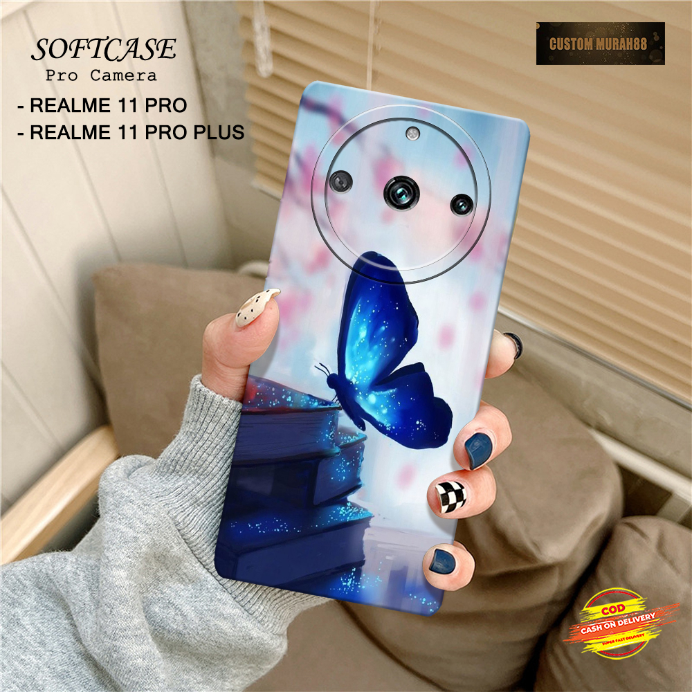 Case Realme 11 Pro/11 Pro Plus Terbaru - Fashion Case KUPU  - Casing Hp Realme 11 Pro/11 Pro Plus - 