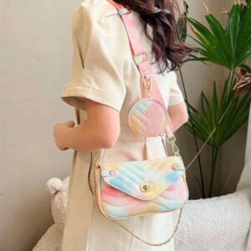 TAS WANITA TERBARU TAS SELEMPANG TAS RAINBOW JT1030