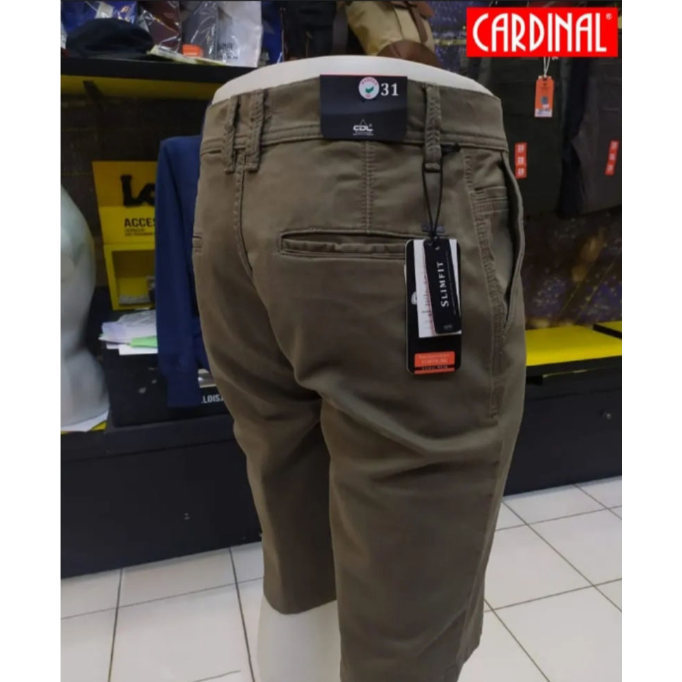 CDL celana pendek  pria chino casual cdl by cardinal
