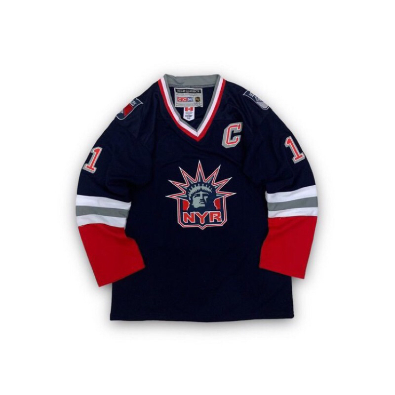 Jersey vtg nhl by ccm made in canada newyork rangers brand new