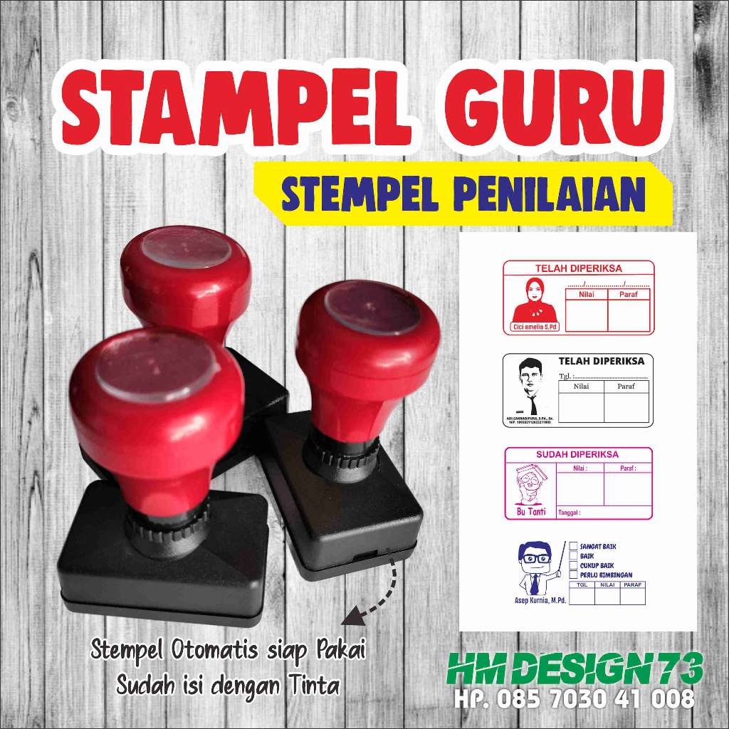

STEMPEL PENILAIAN GURU / STEMPEL NILAI / STEMPEL VIRAL UNTUK PENILAIAN
