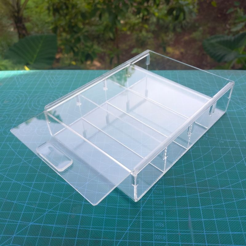 Acrylic Box Kotak Akrilik Sekat Serbaguna