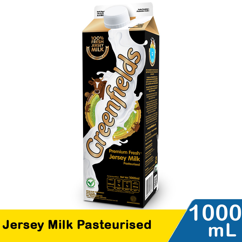 Greenfields Fresh Milk Pasteurisasi Jersey 1000 ML