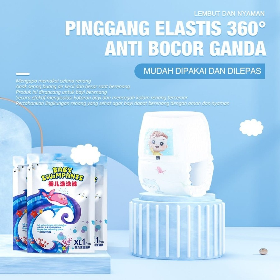 MH - POPOK RENANG BAYI - BABY DIAPER SWIM - SWIMPANTS ANAK