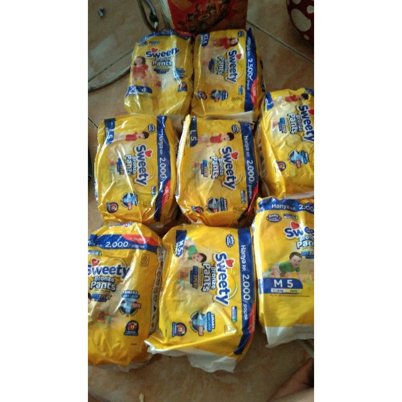PEMPRES SWEETY KEMASAN KECIL M5,L5,XL4
