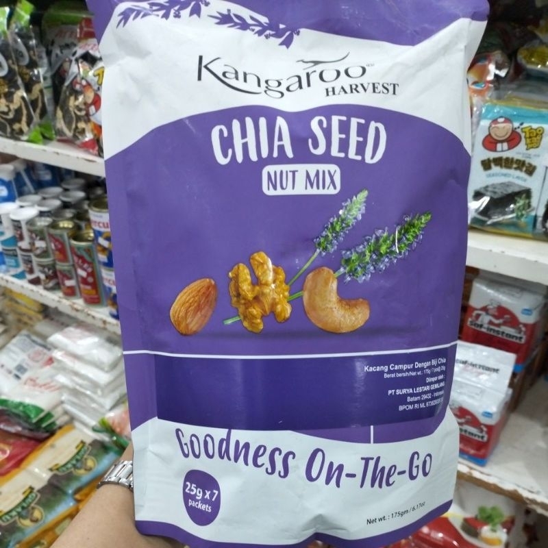 

kangaroo chia seed nut mix isi 7pcs