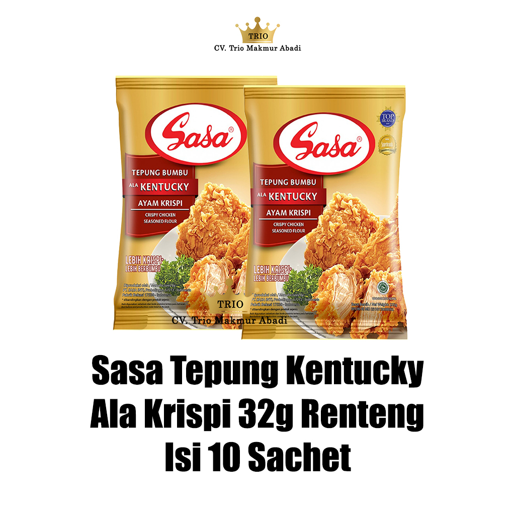 

Sasa Tepung Kentucky 32g Renteng Isi 10 Sachet Grosir