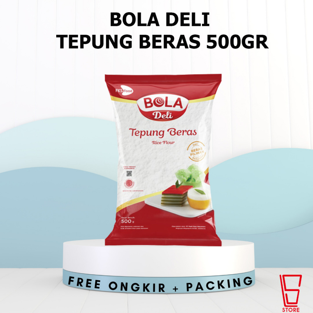 

BOLA DELI TEPUNG BERAS 500GR / TEPUNG BERAS BOLA DELI / TEPUNG BERAS