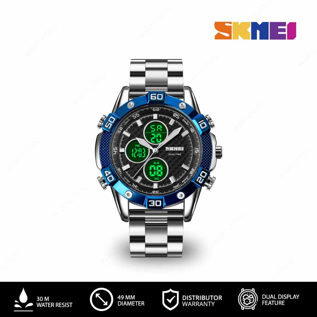 SKMEI 1838 Jam Tangan Pria Dual Time