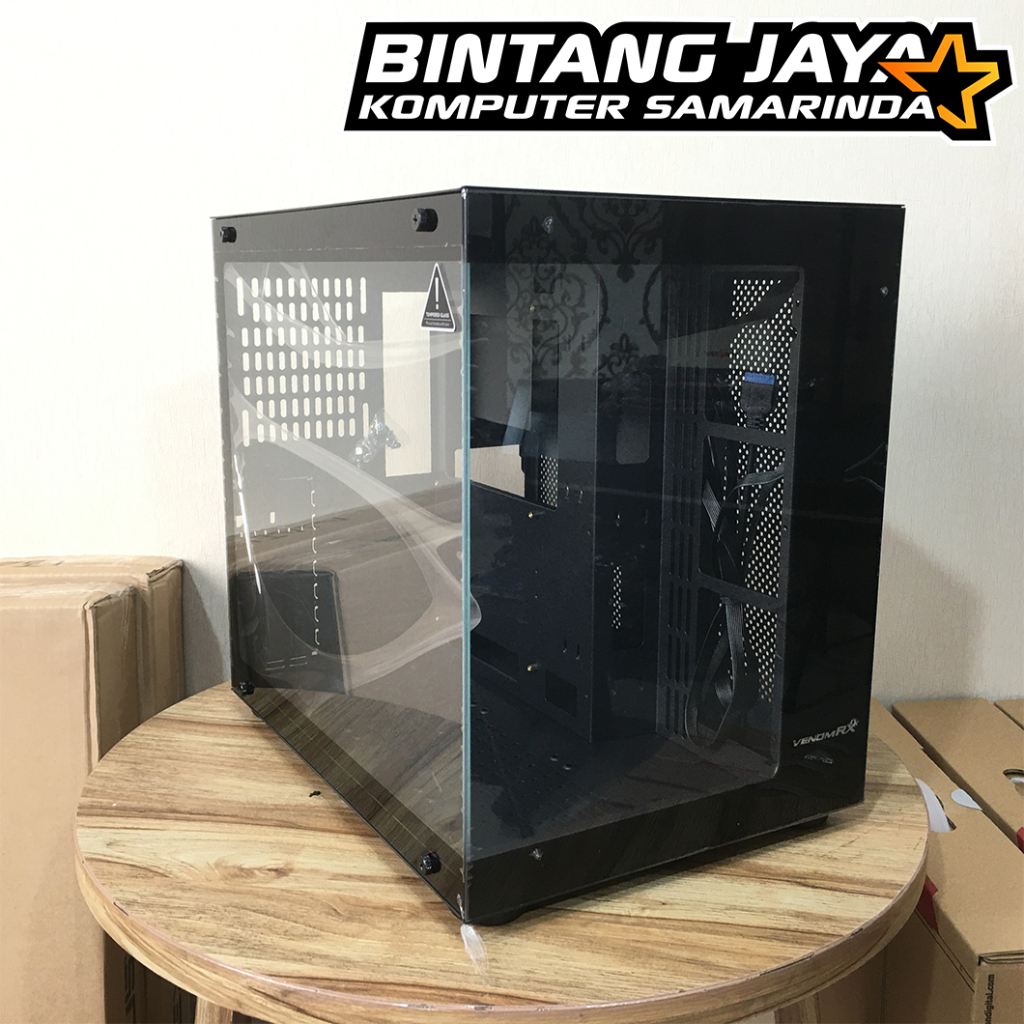 Casing PC Gaming VenomRX Daemon Continental S7 ATX - Black