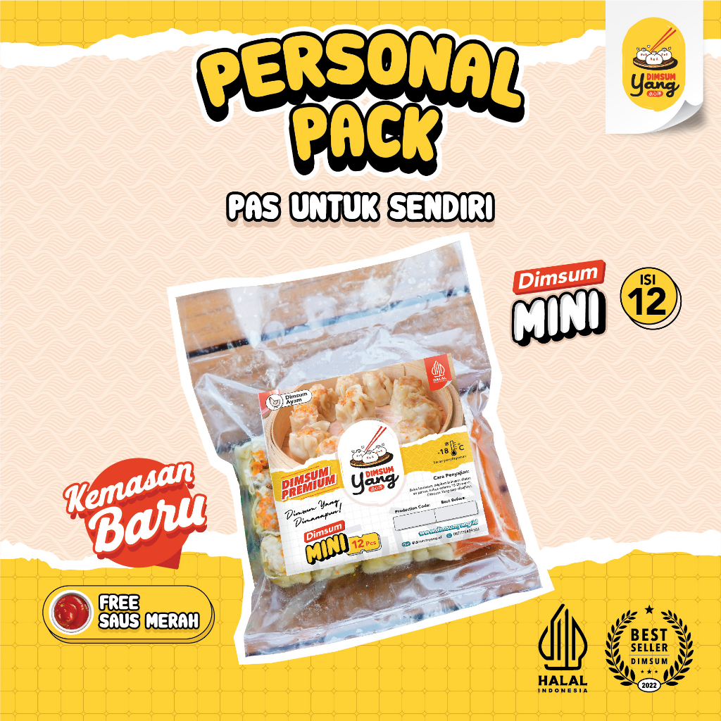 

Dimsum Ayam mini Premium isi 12pcs HALAL