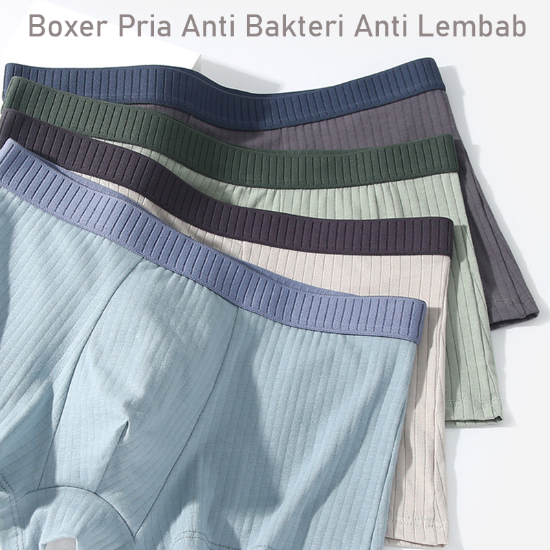 DM  Celana Dalam Boxer CD Pria Adem Antibakteri Kesehatan Antilembab