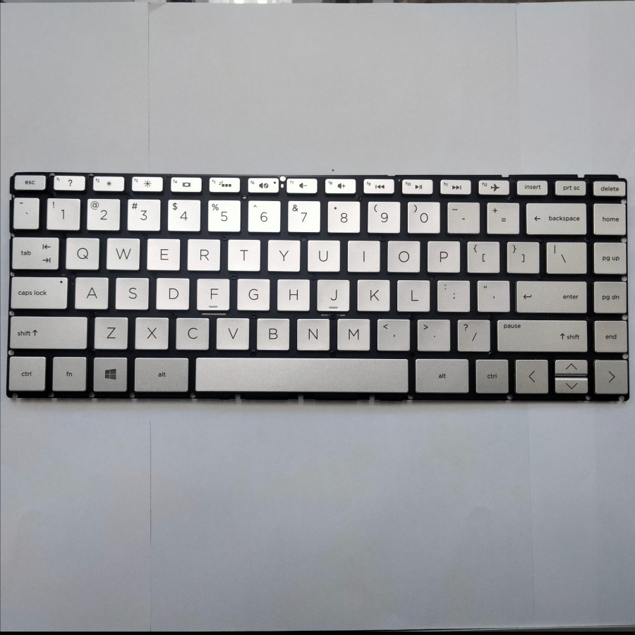 Keyboard Original HP PAV 14CF 14S-CF Backlight Soket Panjang (Silver)