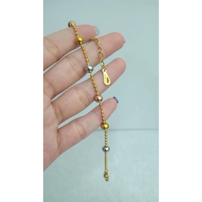 Gelang Rantai Jedar 3Warna