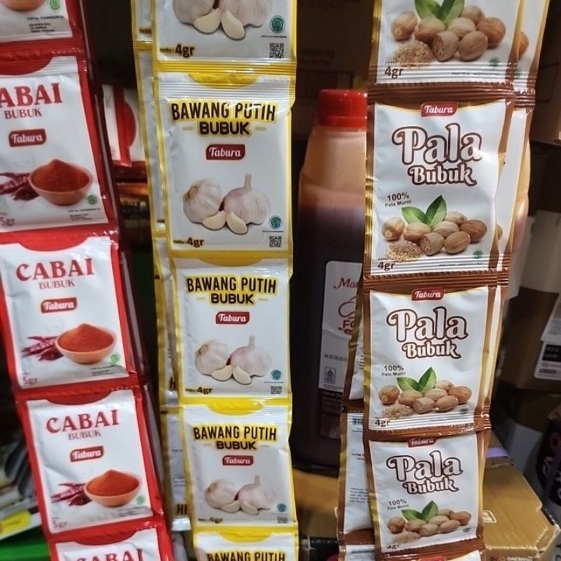 

Tabura Rempah Bubuk Bawang Putih Cabai Pala Bawang Merah Jinten bubuk