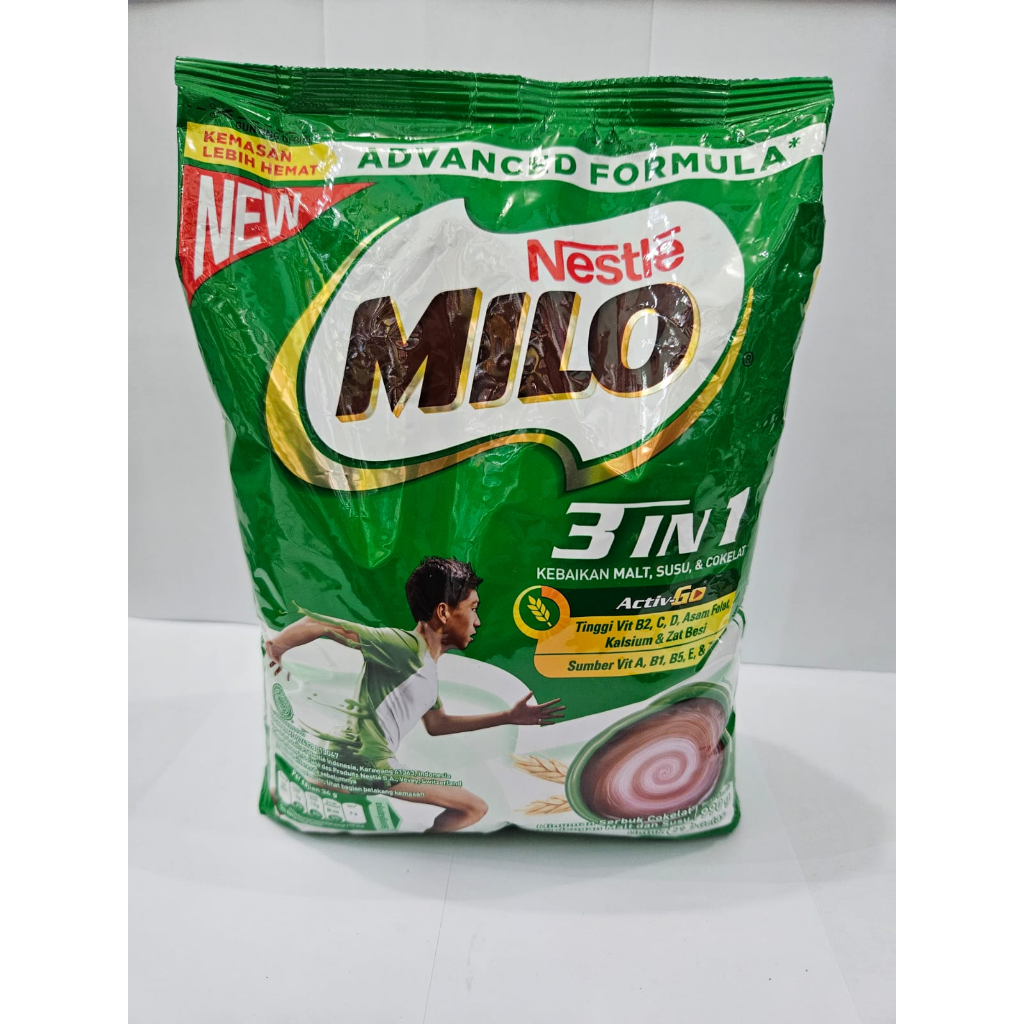 

Milo 3 in 1 Susu Nestle Cokelat 990 Gram