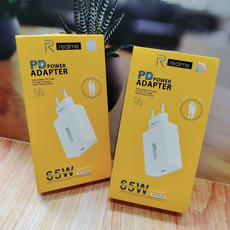 Charger Oppo 65W dan Charger Realme 65W Fast Charging Type C to Type C