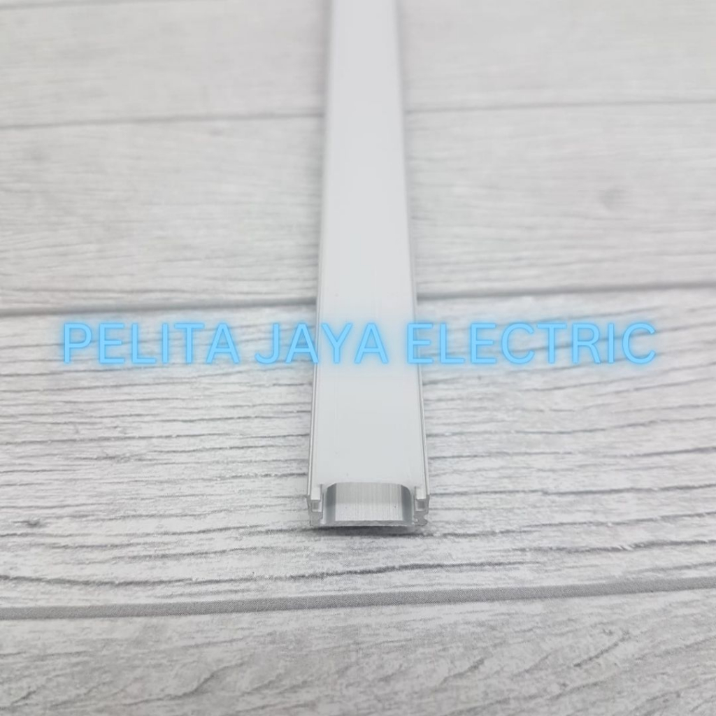 HOUSING ALUMINIUM LED STRIP / RUMAH LED STRIP / REL LED STRIP 1 Meter.