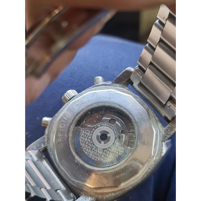 Jam tangan bekas otomatis Luminor Panerai made in Swiss original