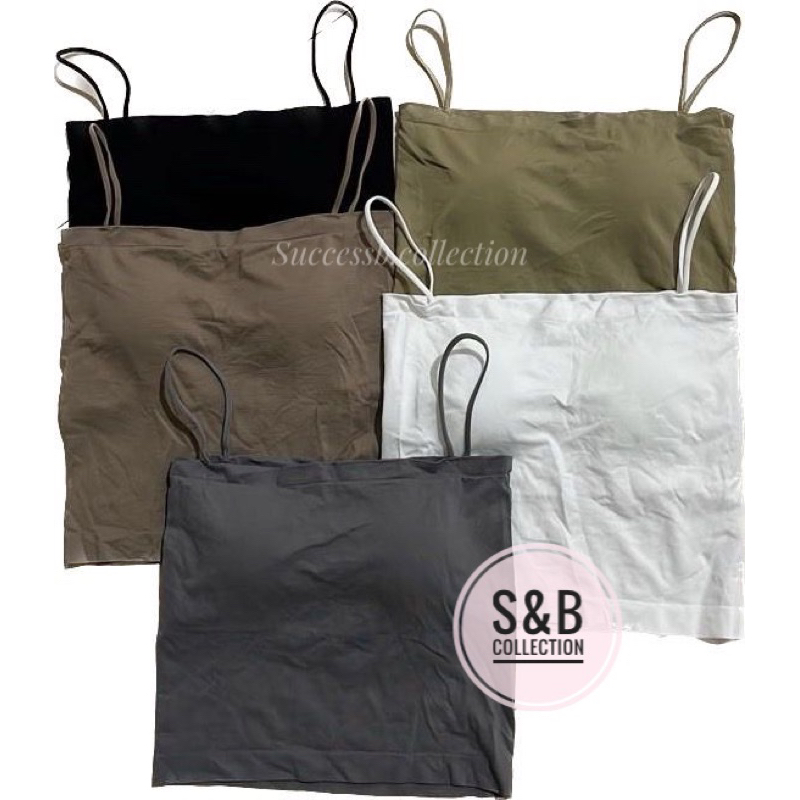 Kemben busa, Kemben polos, Kemben bra tanpa kawat, Tanktop busa, Tanktop bra tali spaghetti square