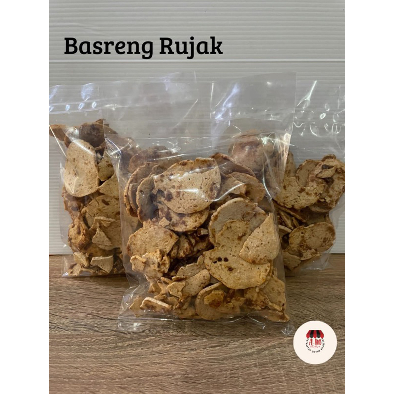 

Baso goreng/Basreng rujak