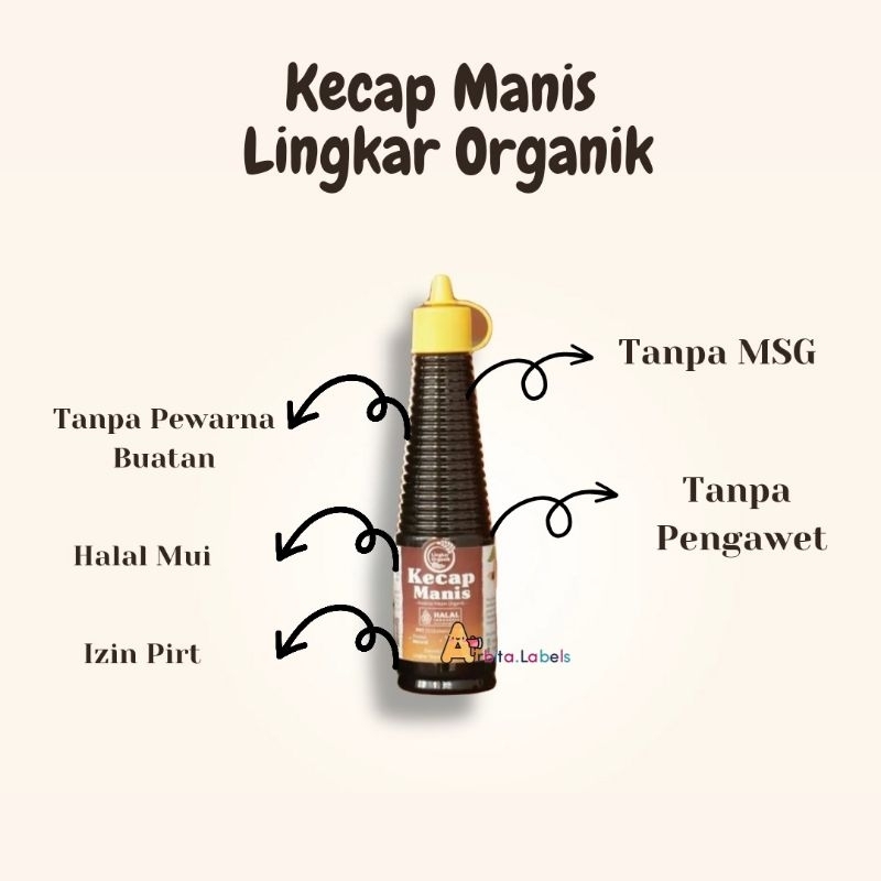 

Kecap Manis Organik Lingkar Organik/Mpasi/Non MSG