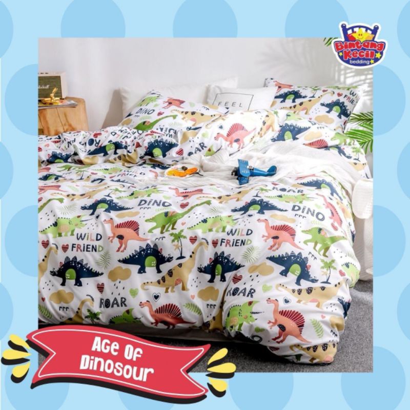 Sprei Katun Lokal Star Esra Premium Motif Dino