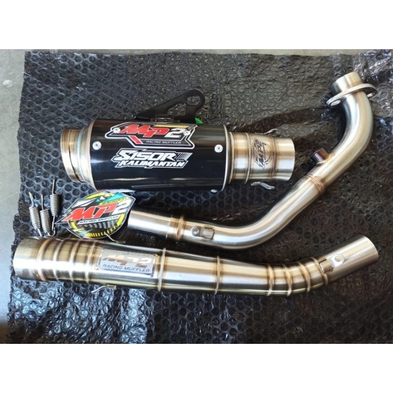 knalpot sonic 150 mp2 muffler type sr9 black