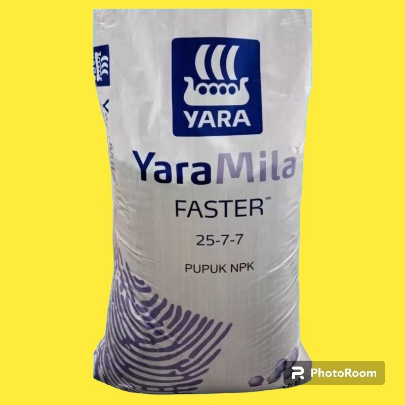 PUPUK NPK YARAMILA FASTER 25-7-7 KEMASAN REPACKING 1KG