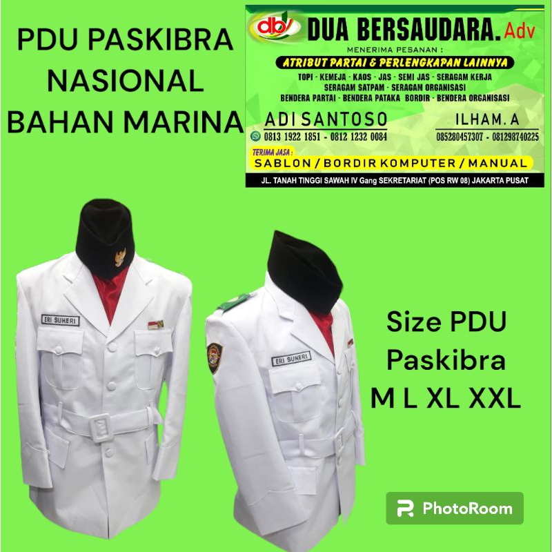 Seragam Paskibra / Seragam PDU Paskibra Nasional