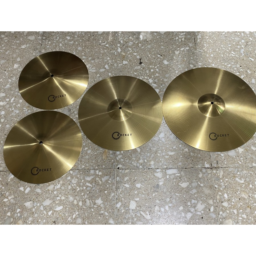 Cymbal Rocket Set / Simbal Set Rocket 14 - 14 - 16 - 18