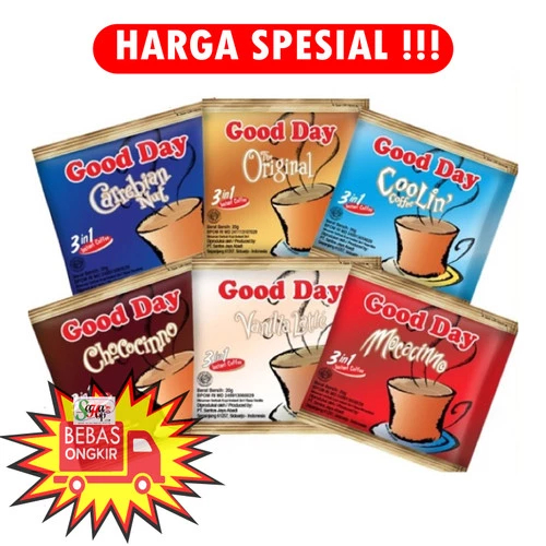 

Good Day 20 gr (1 Renceng isi 10 Sachet)