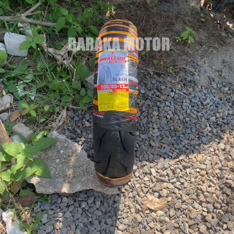 Ban Tubeless Depan 100/80-17 CB 150/ Vixion New (Slash Swallow)